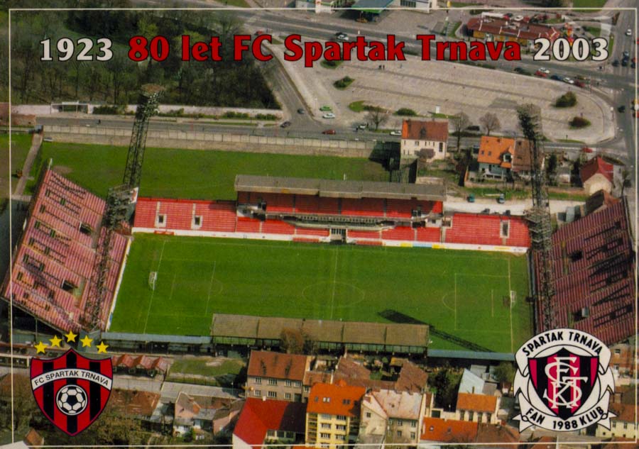 Pohlednice stadion, Trnava, 80 let Spartak Trnava, 2003