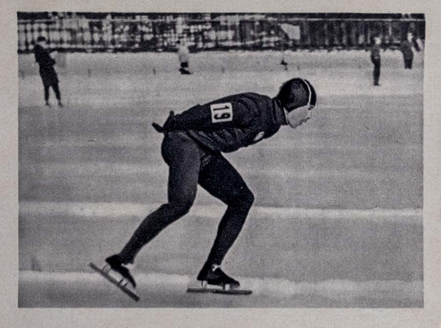 Kartička Olympia, Cortina d'Ampezzo, 1956 , Sigge Ericsson, 5 000 m, 73