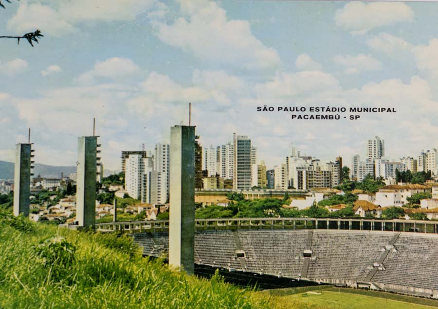 Pohlednice stadion, Sao Paulo Estádio Municipal Pacembeú - SP