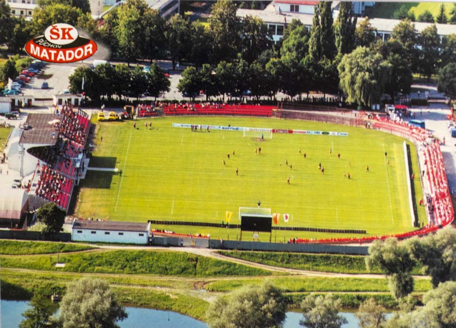 Pohlednice stadion, KŠK Matador, Púchov