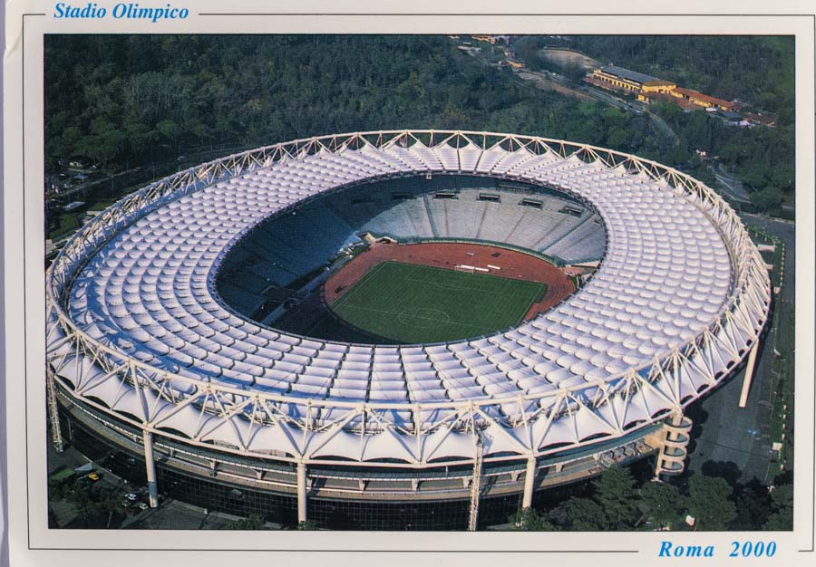 Pohlednice stadion VF, Stadio Olimpico, Roma 2000