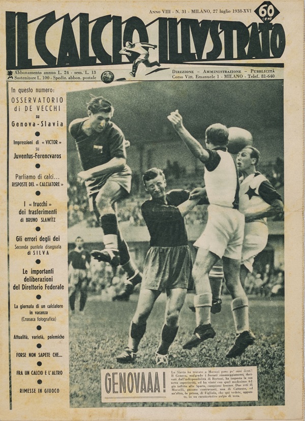 Noviny IL Calcio Illvstrato 1938, Slavia