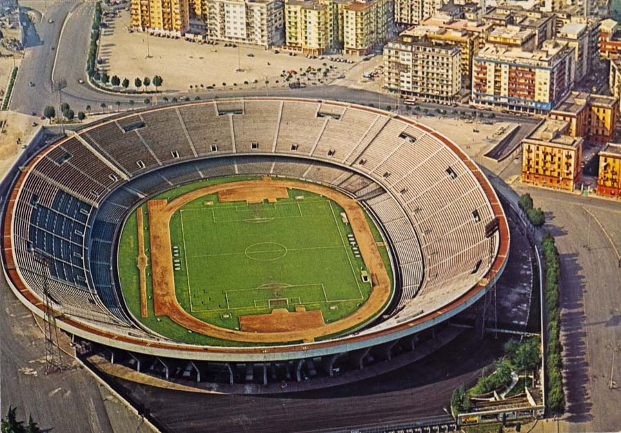 Pohlednice stadion, Napoli, Stadio San Paolo