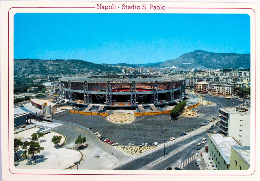 Pohlednice stadion, Napoli, Stadio San Paolo, 2