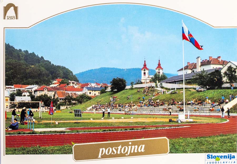 Pohlednice stadion, Postojna, Slovenia