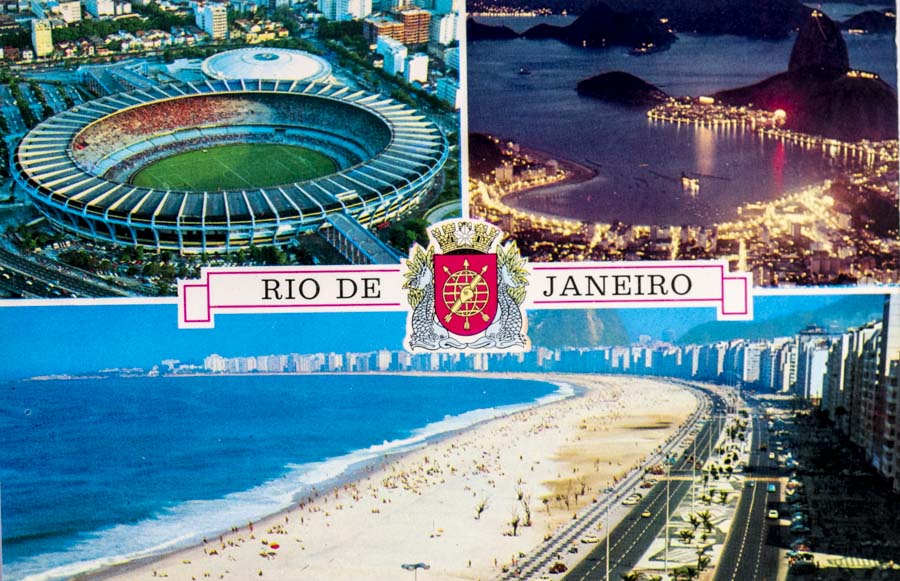 Pohlednice stadion, Rio de Janeiro, Estadio Maracaná
