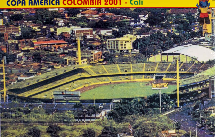 Pohlednice stadion, Copa America, Colombia, Call, 2001