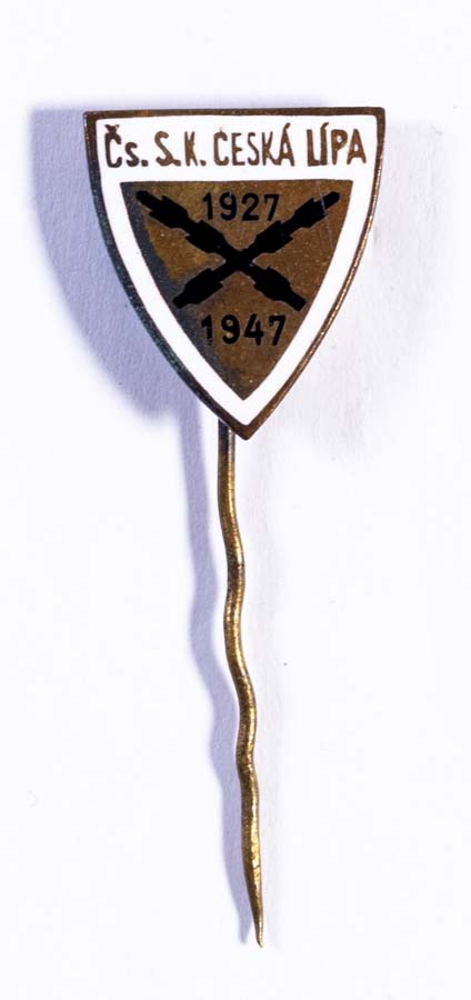 Odznak smalt, Čs.. SK Česká Lípa, 1927 - 1947