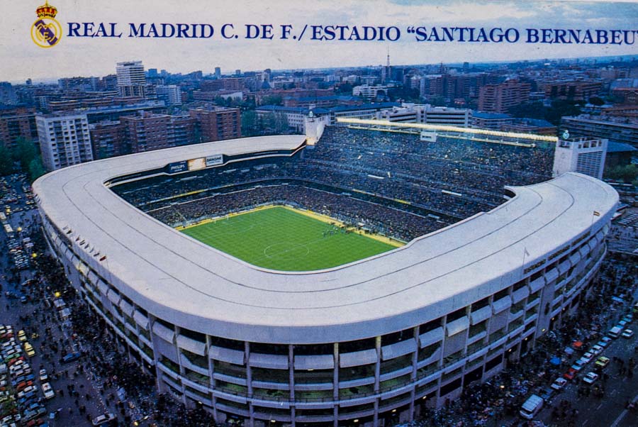 Pohlednice stadion, Real Madrid C, DE F, Estadio S. Bernabeu