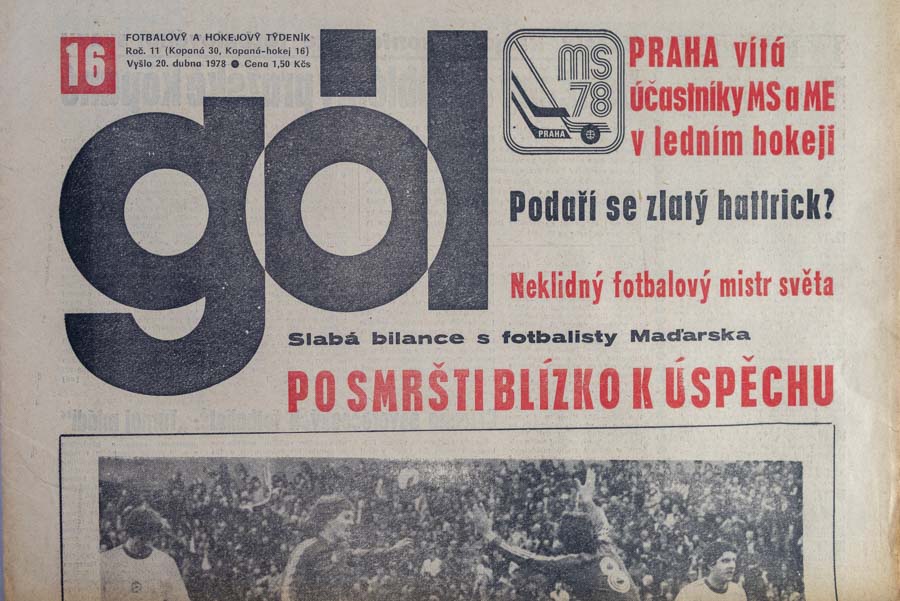 GÓL. Fotbalový a hokejový týdeník, 30/16/11/1978