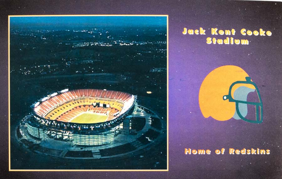 Pohlednice stadion, Jack Kent Cooke Stadium, Home of Redskins