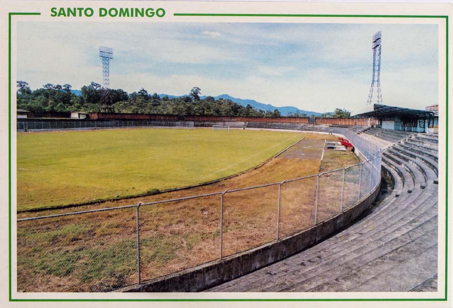 Pohlednice stadion, Santo Domingo, Ecuador