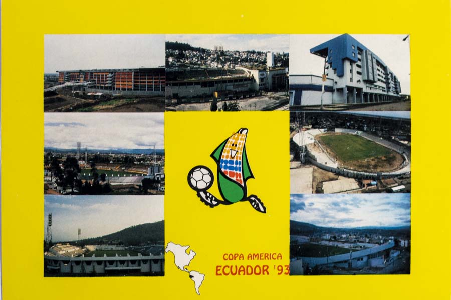 Pohlednice stadion, Copa America, Ecuador 93