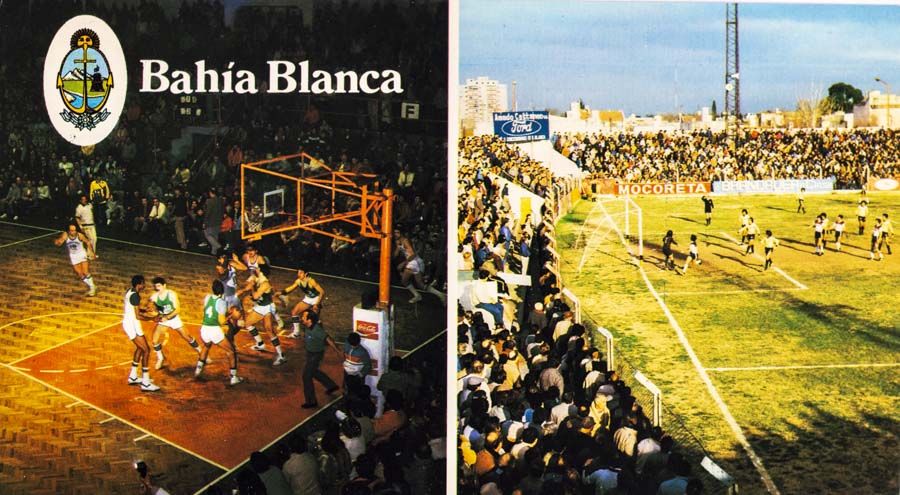 Pohlednice stadion, DL, Bahia Blanca