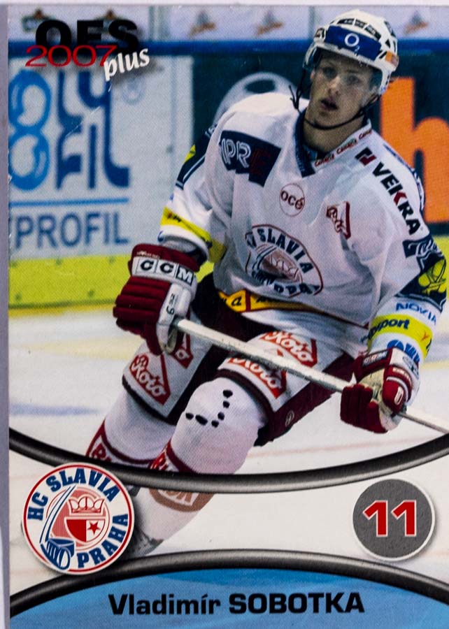 Hokejová kartička, Vladimír Sobotka, HC Slavia Praha, 2003