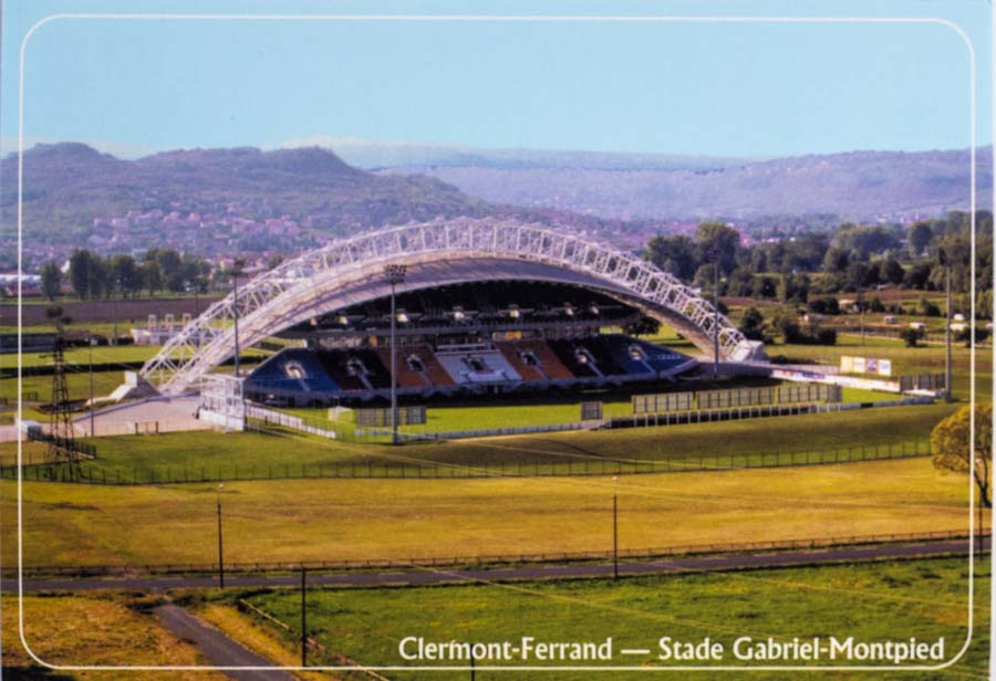 Pohlednice stadion, Clermont Fernard, Puy de Dome