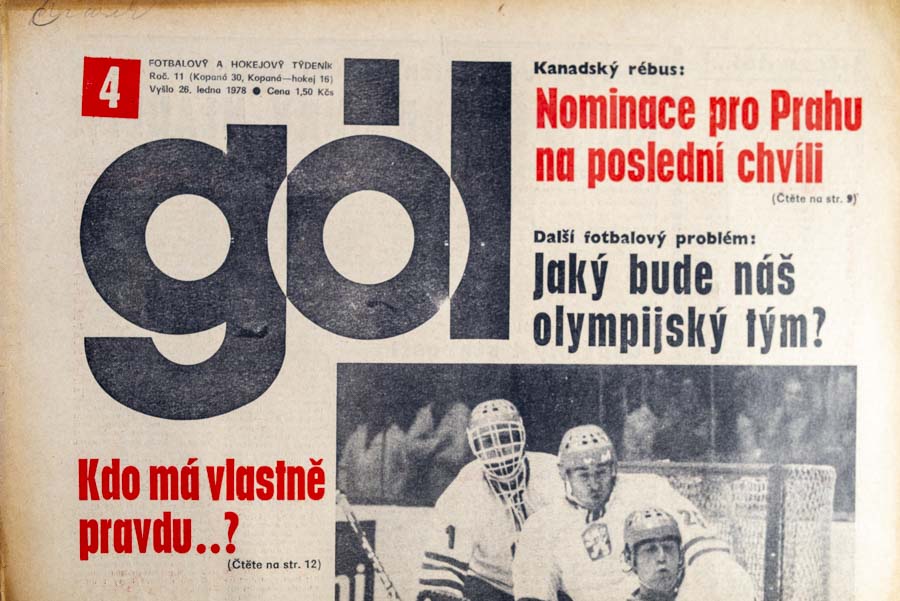 GÓL. Fotbalový a hokejový týdeník, 11/30/16/1978 č. 4