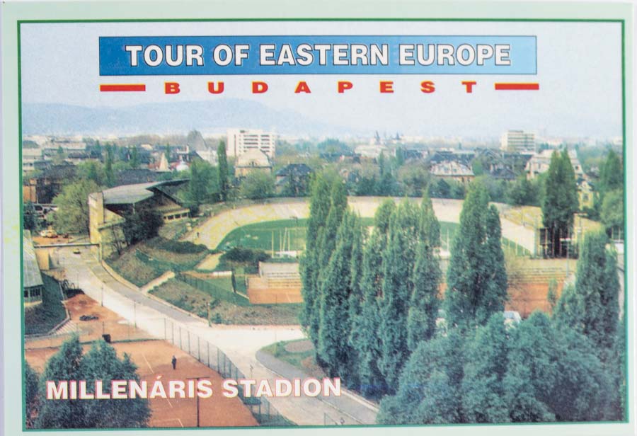 Pohlednice stadion, Tour of Eastern Europe, Budapest