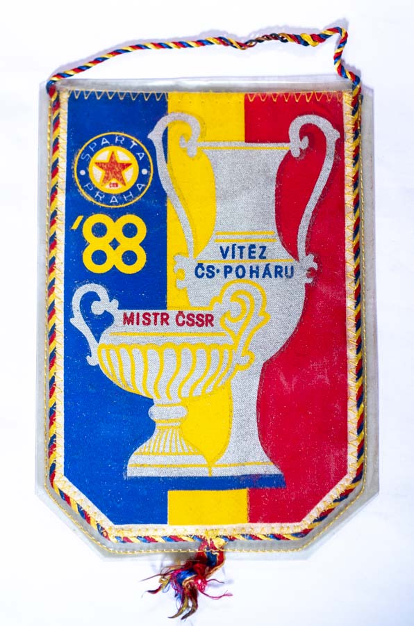 Klubová vlajka Sparta Praha, Mistr ČSSR, Vítěz čs. poháru, 1893-1988