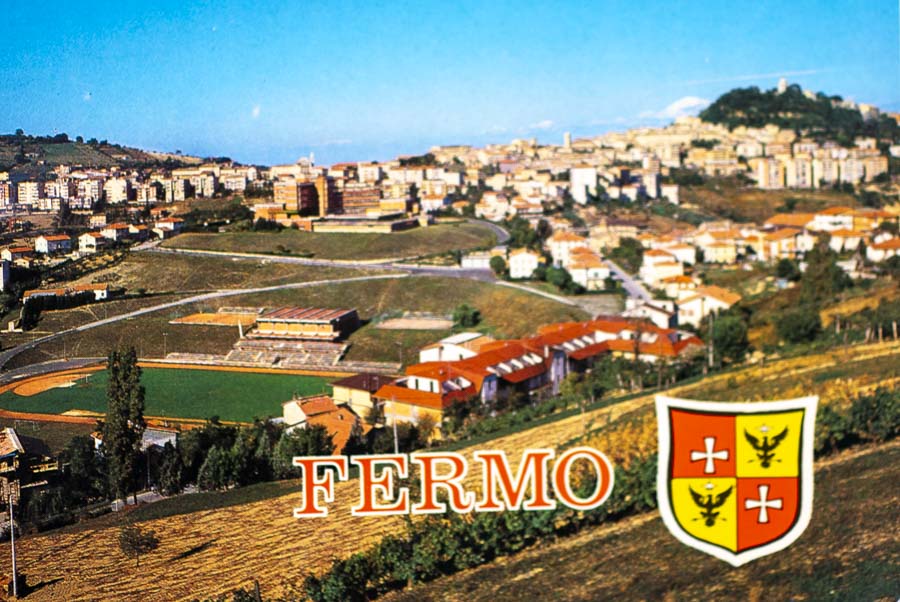 Pohlednice stadion, Fermo, Italy