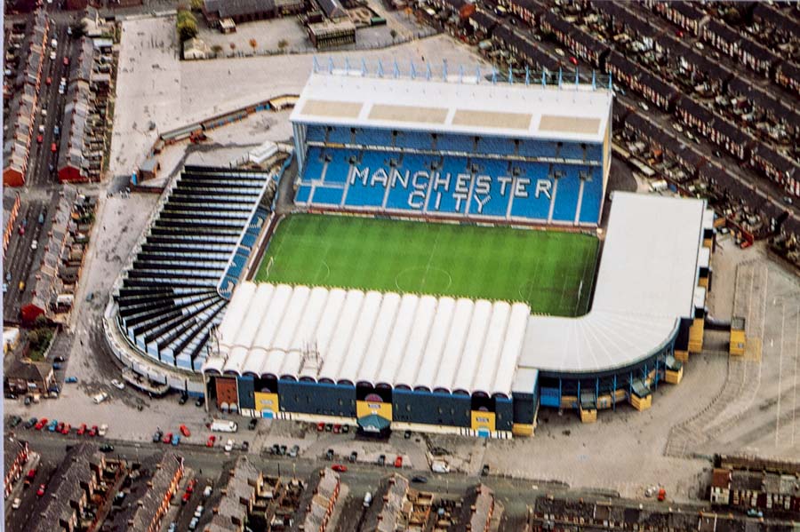 Pohlednice stadion, Manchester City, Maine Road