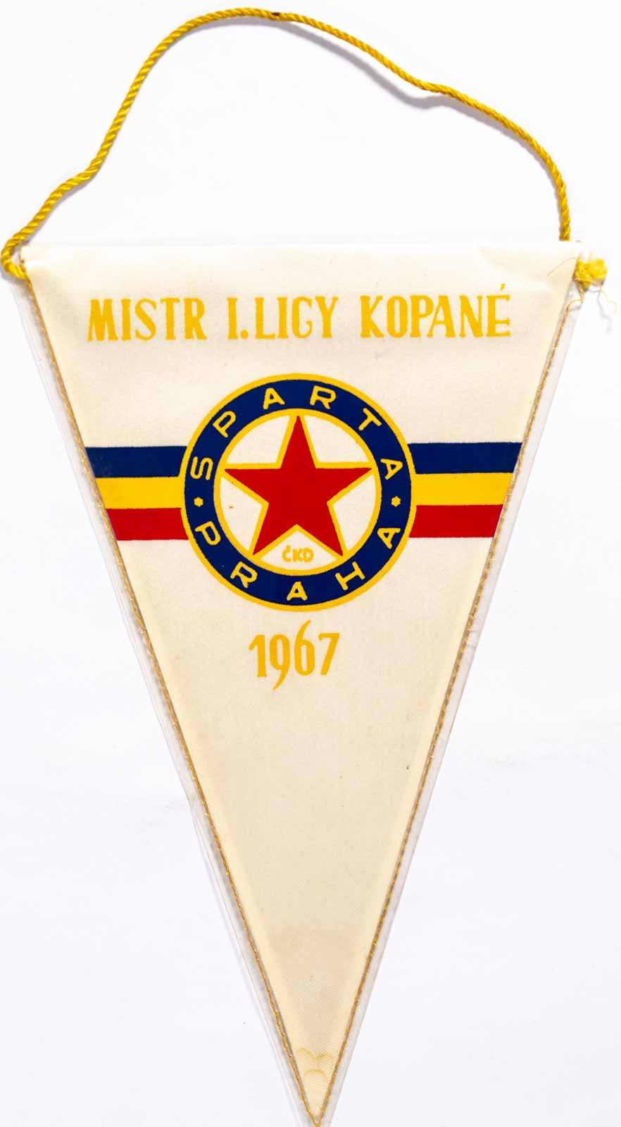 Klubová vlajka Sparta Praha ČKD Mistr ligy 1967 3
