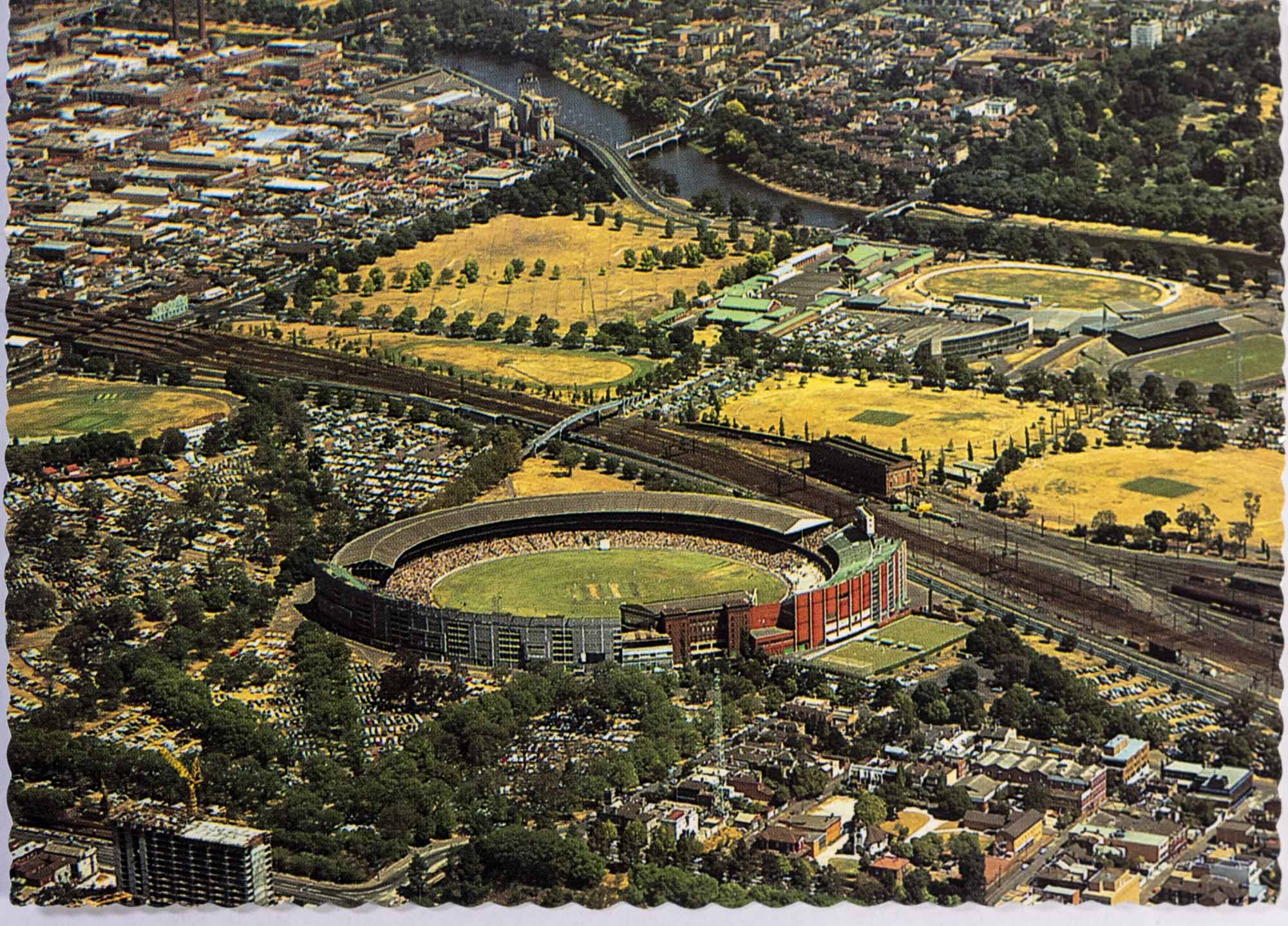 Pohlednice stadion, Aerial of Melbourne Cricket Ground Looking