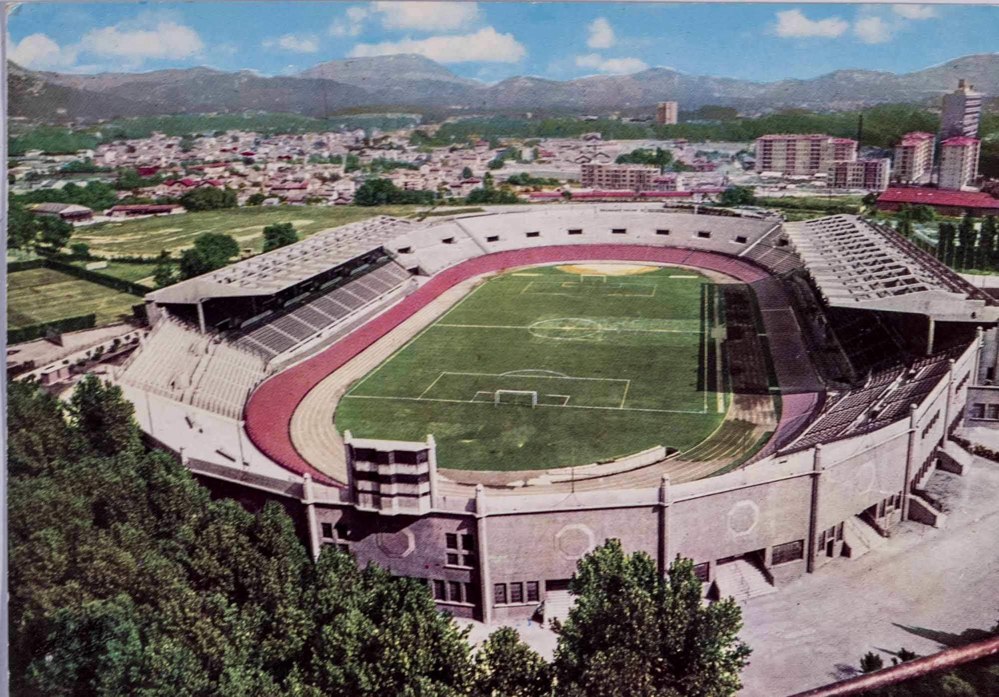 Pohlednice stadion, Marseille, Stade Municipal
