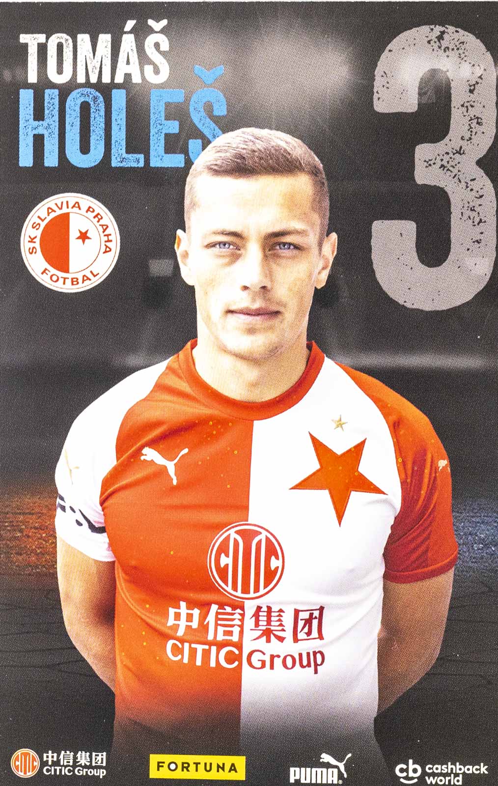 Podpisová karta, Tomáš Holeš, SK Slavia Praha