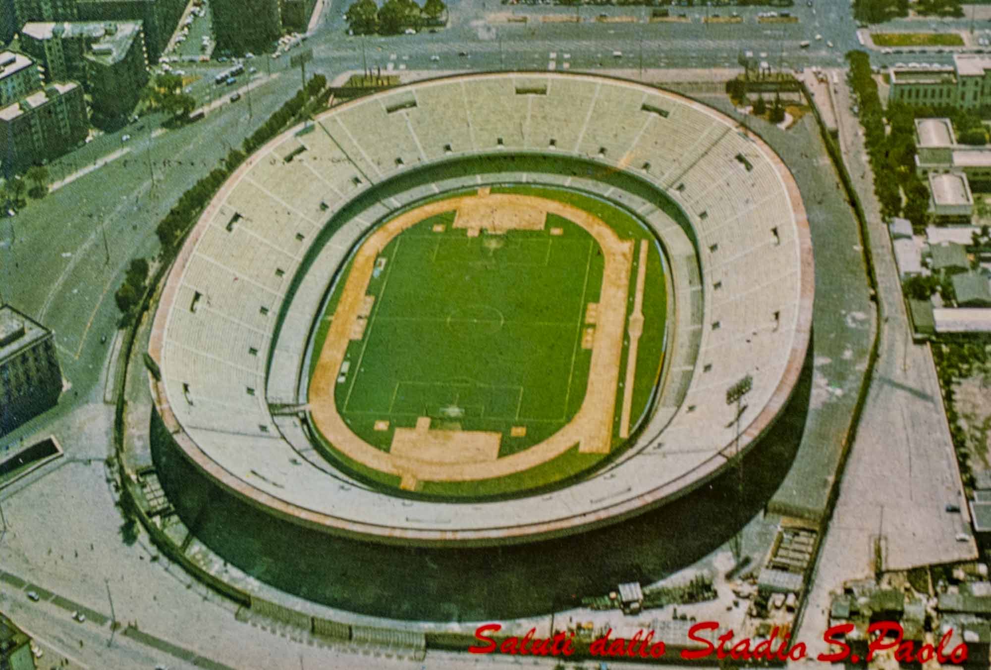 Pohlednice stadion, Napoli, Fuorigrotta