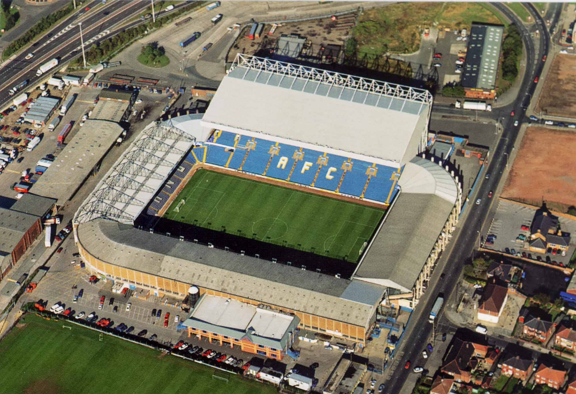 Pohlednice Stadion, Leeds United, Ellend Road