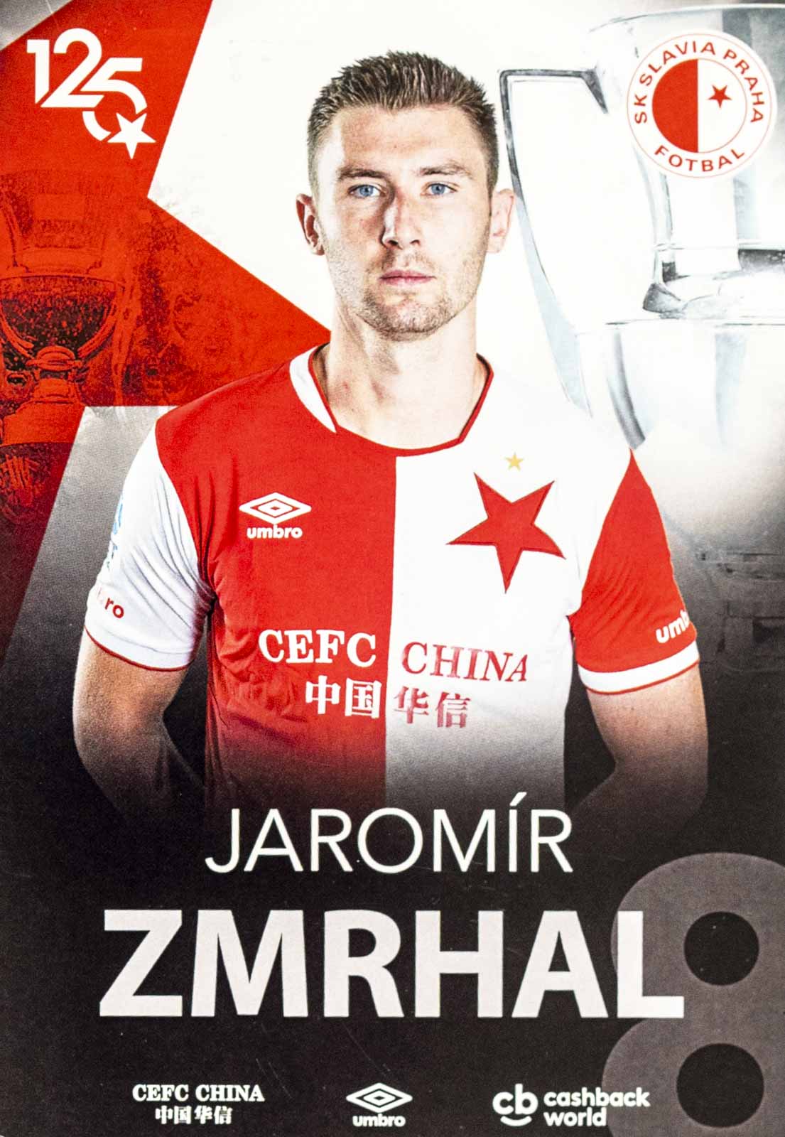 Podpisová karta, Jaromír Zmrhal, SK Slavia Praha, 125 let