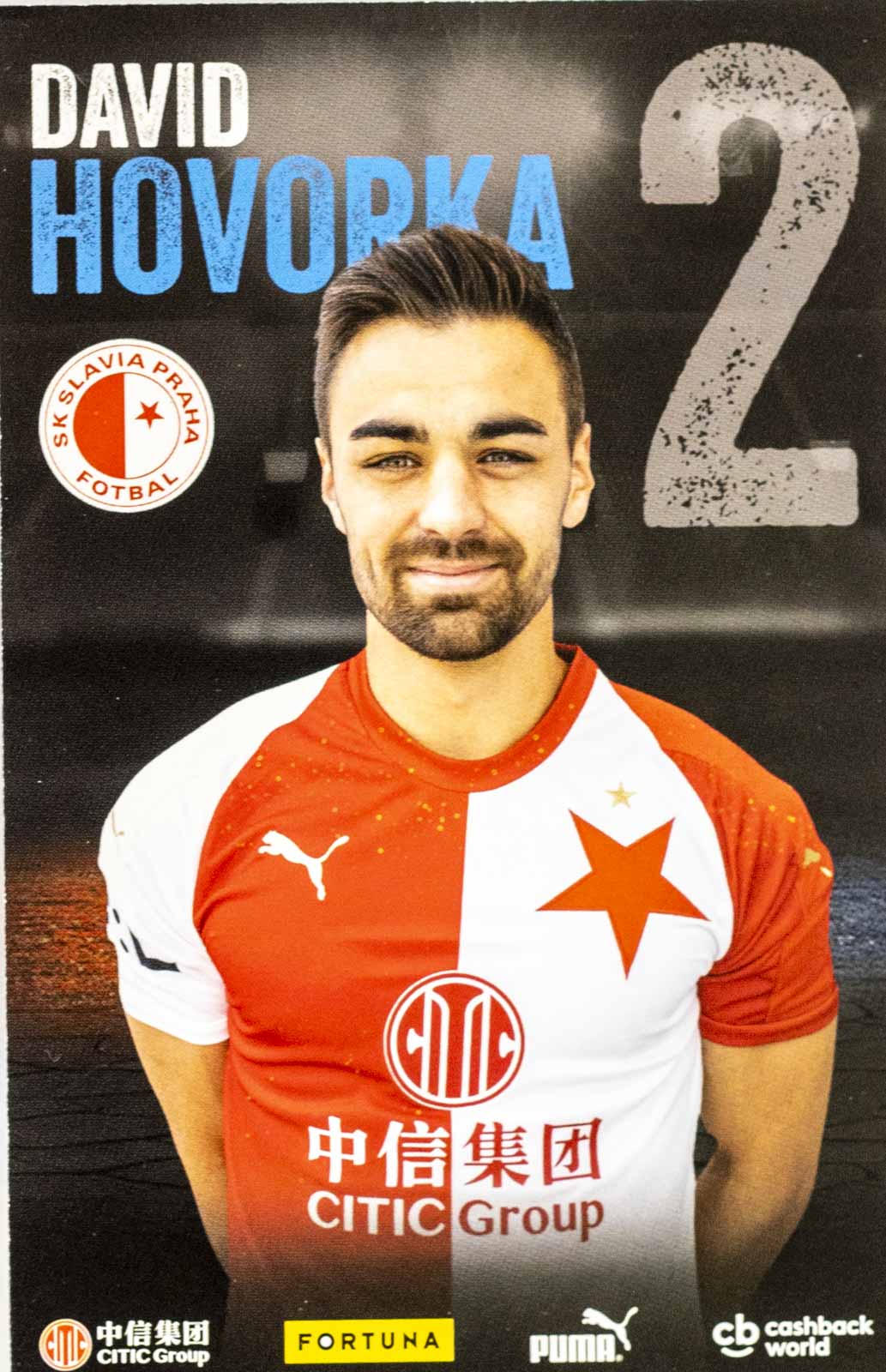 Podpisová karta, David Hovorka, SK Slavia Praha