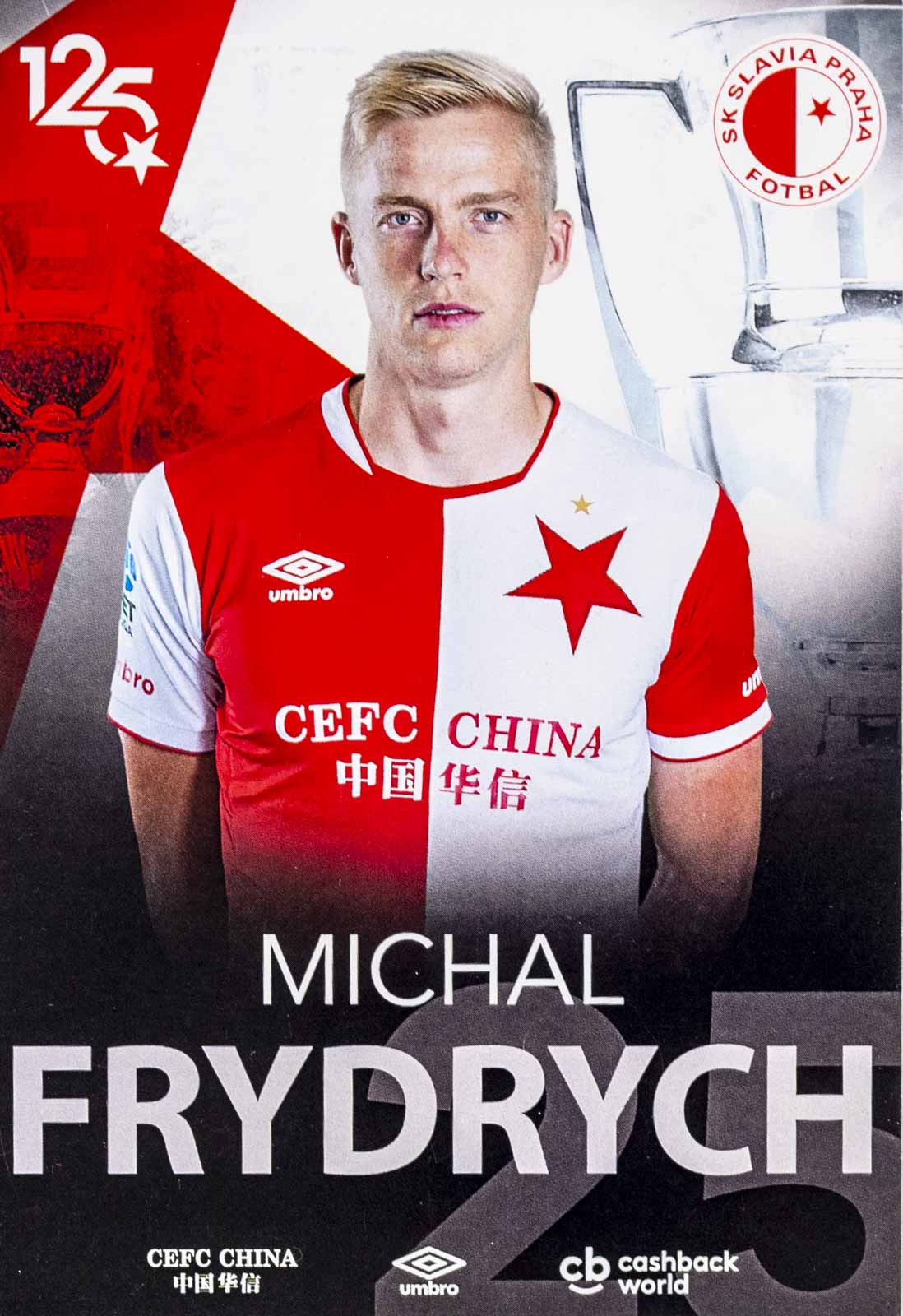 Podpisová karta, Michal Frydrych, SK Slavia Praha, 125 let