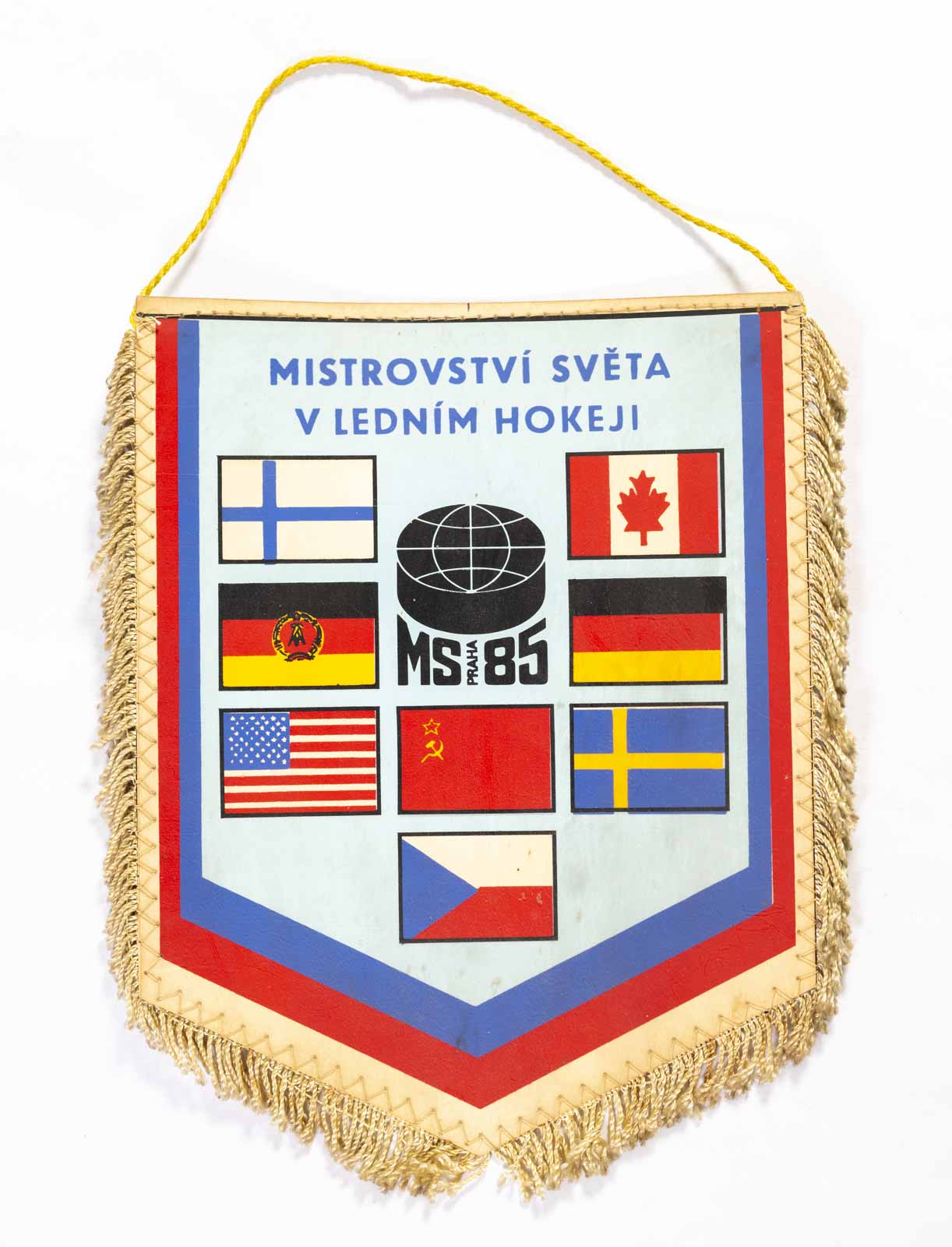 Vlajka , MS hokej, 1985, Praha, účastníci