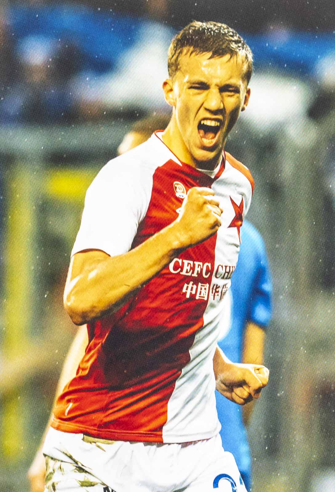 Kartička fotbal, Tomáš Souček, Slavia Praha, 22