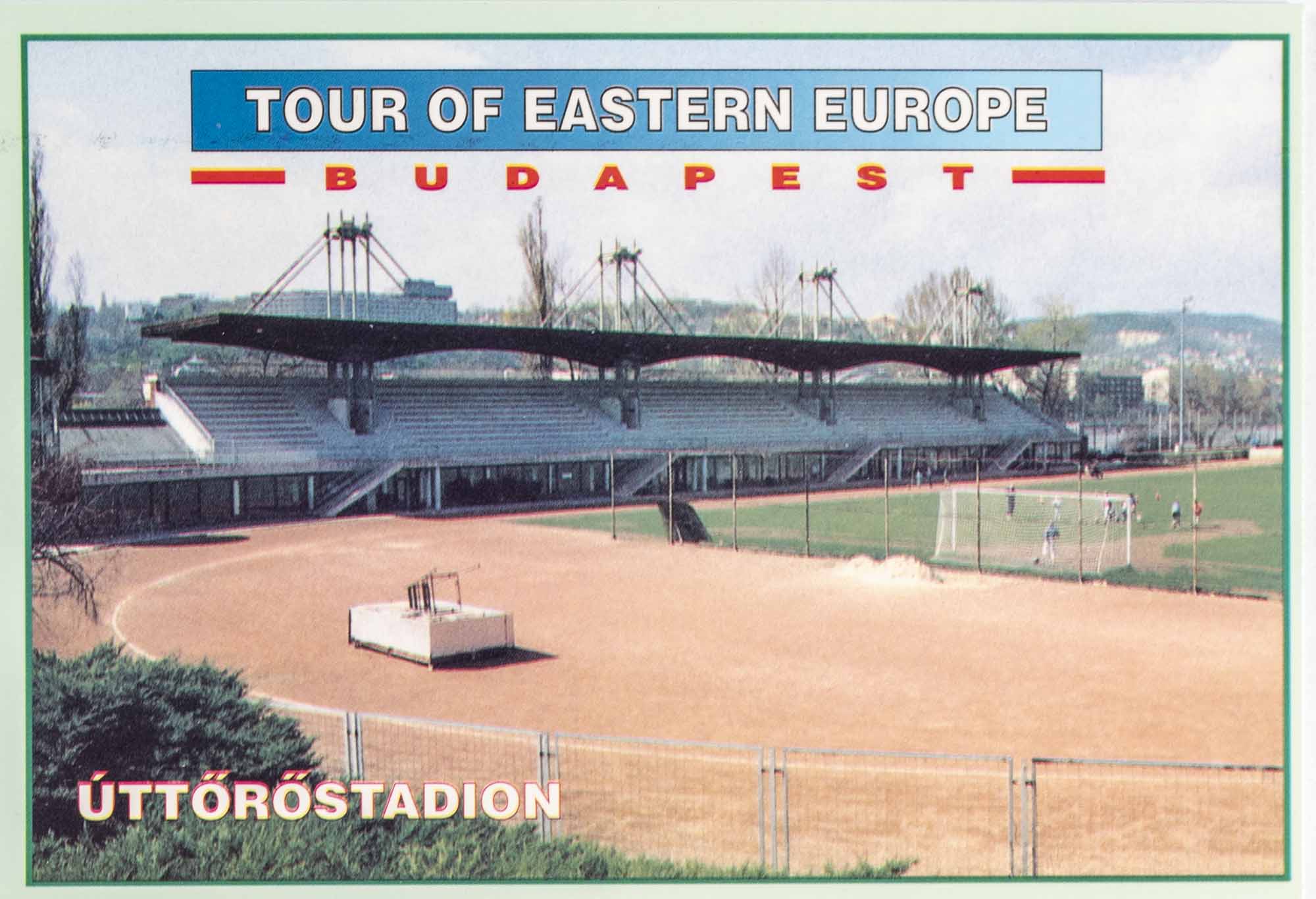 Pohlednice Stadion, Tour of Eastern Europe, Úttorostadion, Budapest
