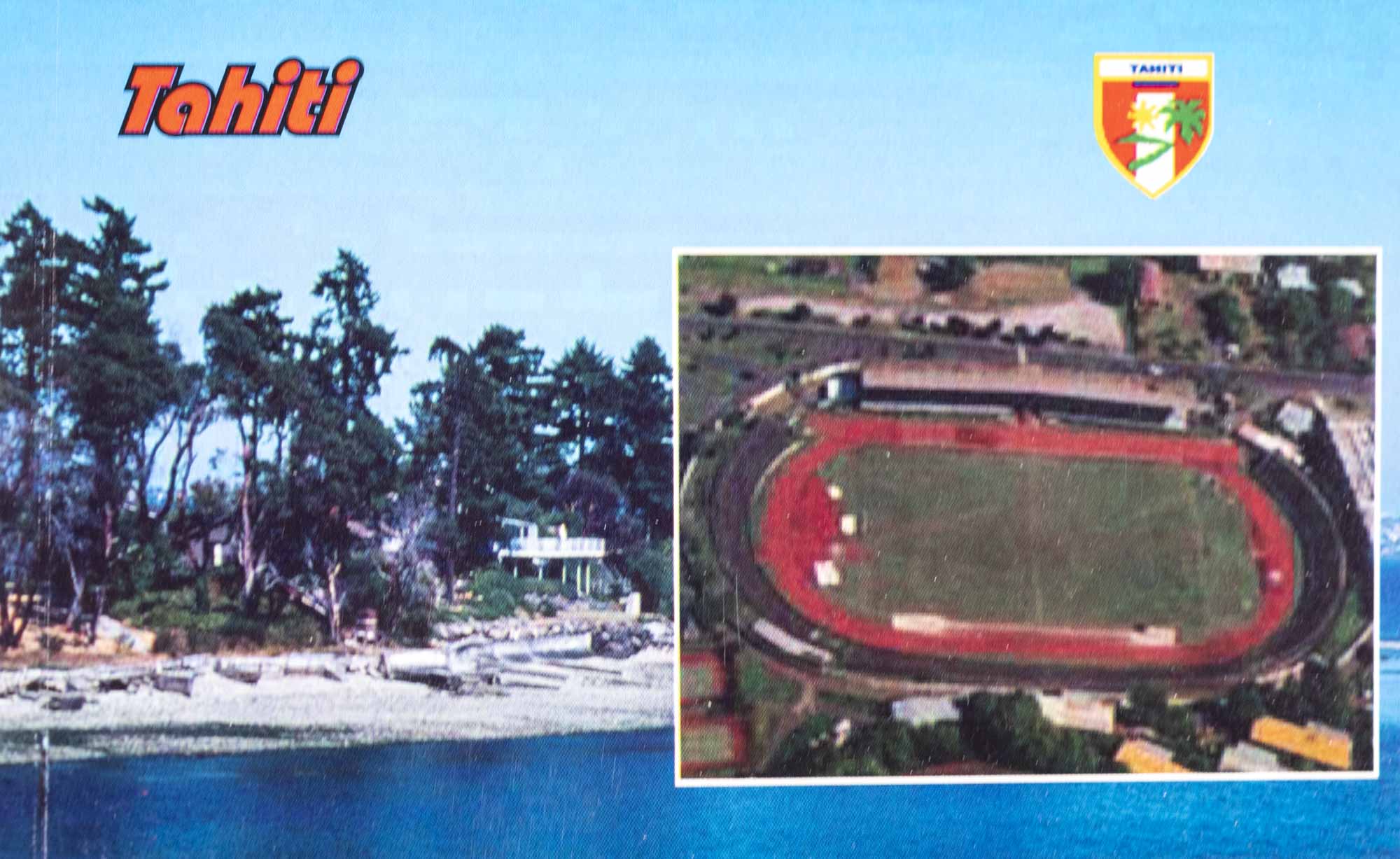 Pohlednice Stadion, Tahiti Papaeete