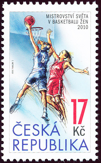 Známka MS v Basketbalu žen 2010