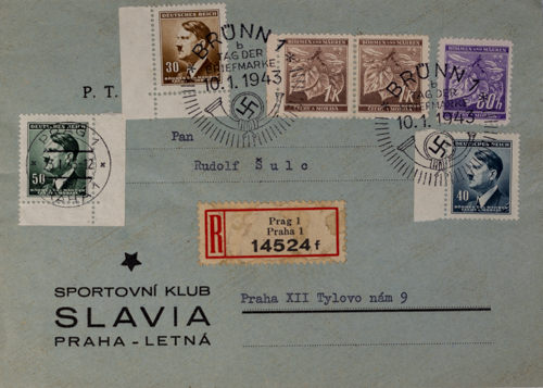 CELISTVOST - S.K. Slavia Praha, Letná, 1943