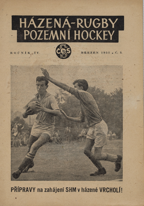 Časopis Házená-Rugby-Pozemní hockey, č.3