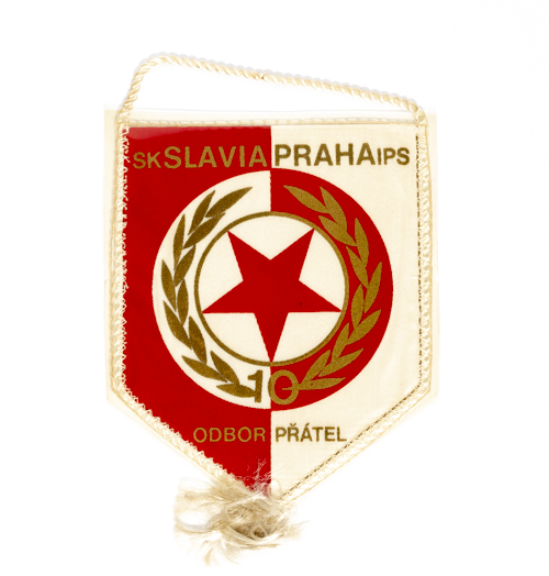Vlajka klubová SK SLAVIA PRAHA IPS Odbor přátel 10. výročí II