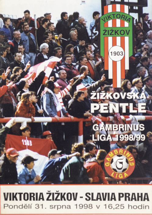 Program - Žižkovská pentle, Žižkov vs. Slavia, II/98