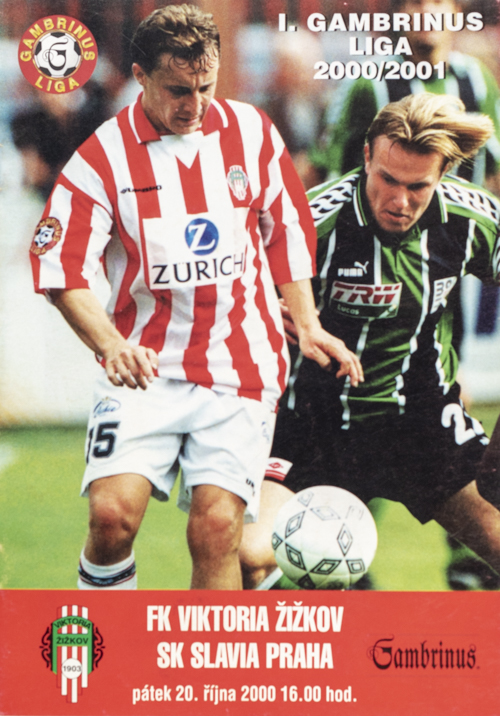 Program - Žižkov vs. Slavia, 2000