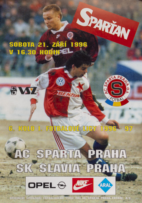 Program Sparťan, AC Sparta Praha vs. SK Slavia Praha, 1996
