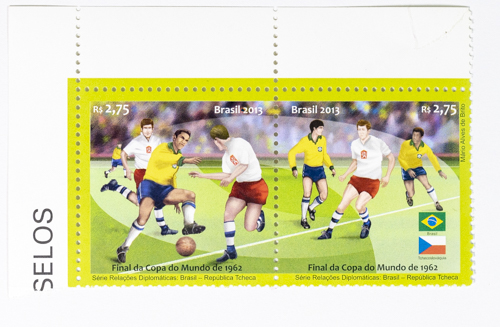 3 x známka MS v kopané, 2013, Final de Copa Mundo de 1962