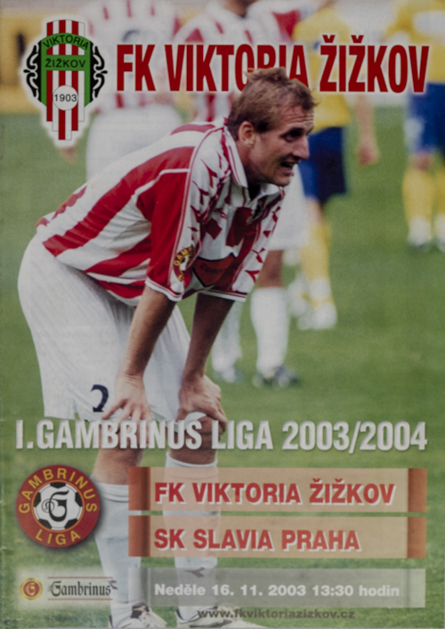 Program - FK Viktoria Žižkov vs. SK Slavia Slavia, 2003