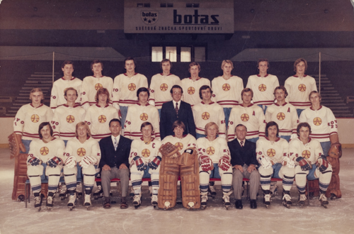 Pohlednice, foto - Tesla Pardubice, hokej, 1977/1978