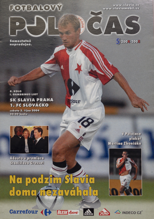 Slávistický POLOČAS SK SLAVIA PRAHA vs. 1.FC Slovácko , 2004
