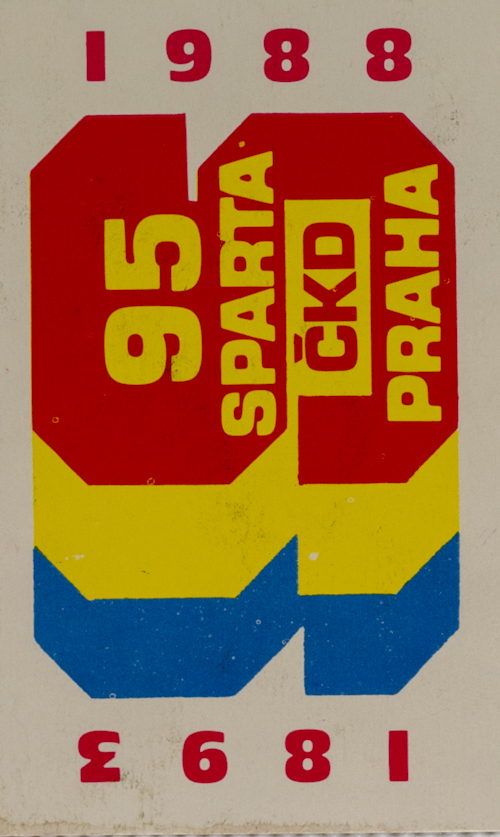 Kalendář Sparta Praha ČKD 1988